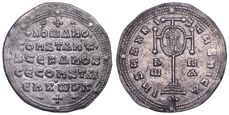 ROMANO I COSTANTINO STEFANOS, Miliaresion (argento), Costantinopoli
