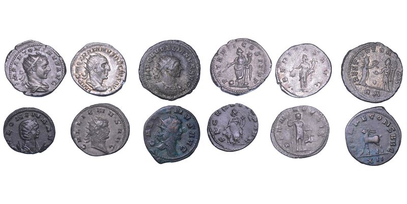 IMPERO ROMANO. Lotto di sei monete.  - Asta Numismatica - Cambi Casa d'Aste