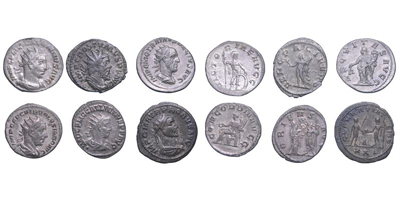 IMPERO ROMANO. Lotto di sei monete.  - Asta Numismatica - Cambi Casa d'Aste