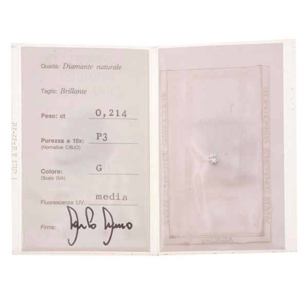 Five brilliant-cut diamonds total weights carats 1.50