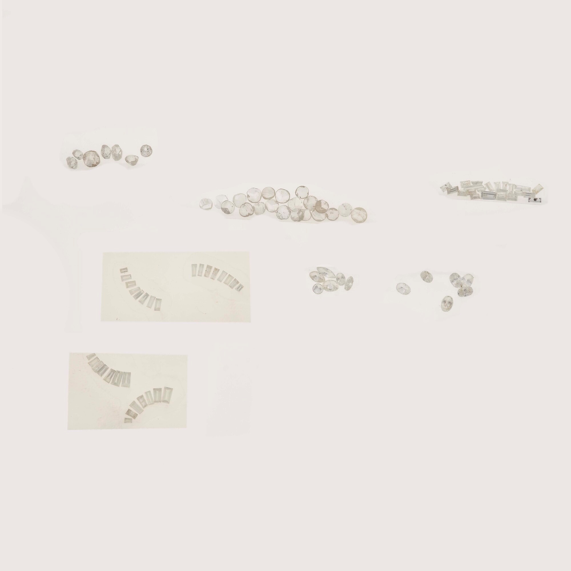 Lotto di diamanti, taglio misto (totale ca. 40,00 ct)