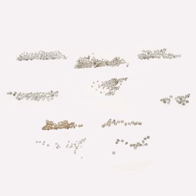 Lotto di diamanti, taglio brillante (totale ca. 75,00 ct)