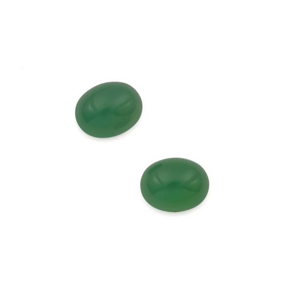 Due calcedoni taglio cabochon