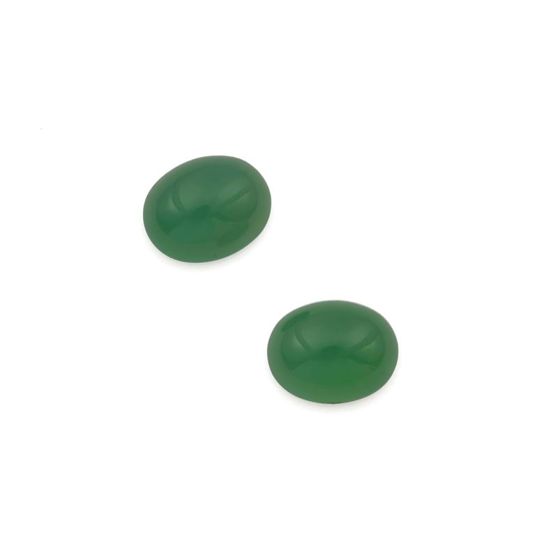 Two green chalcedonys  - Auction Jewellery, silverware, furnishings, and objets d'art. A charitable bequest. - I - Cambi Casa d'Aste