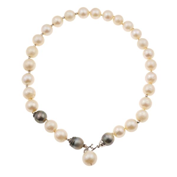 Collana con perle d'acqua dolce
