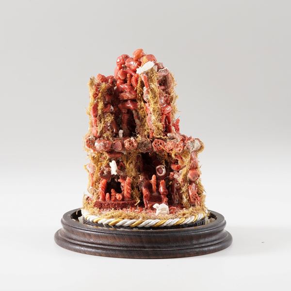 Coral nativity scene