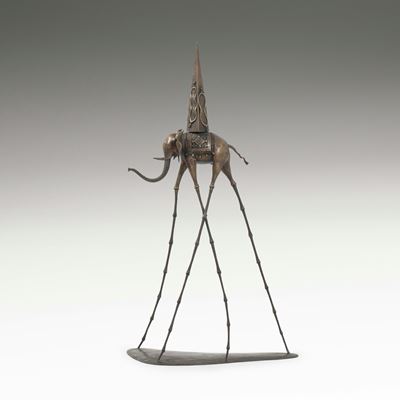 Elefante spaziale (multiplo in bronzo)
