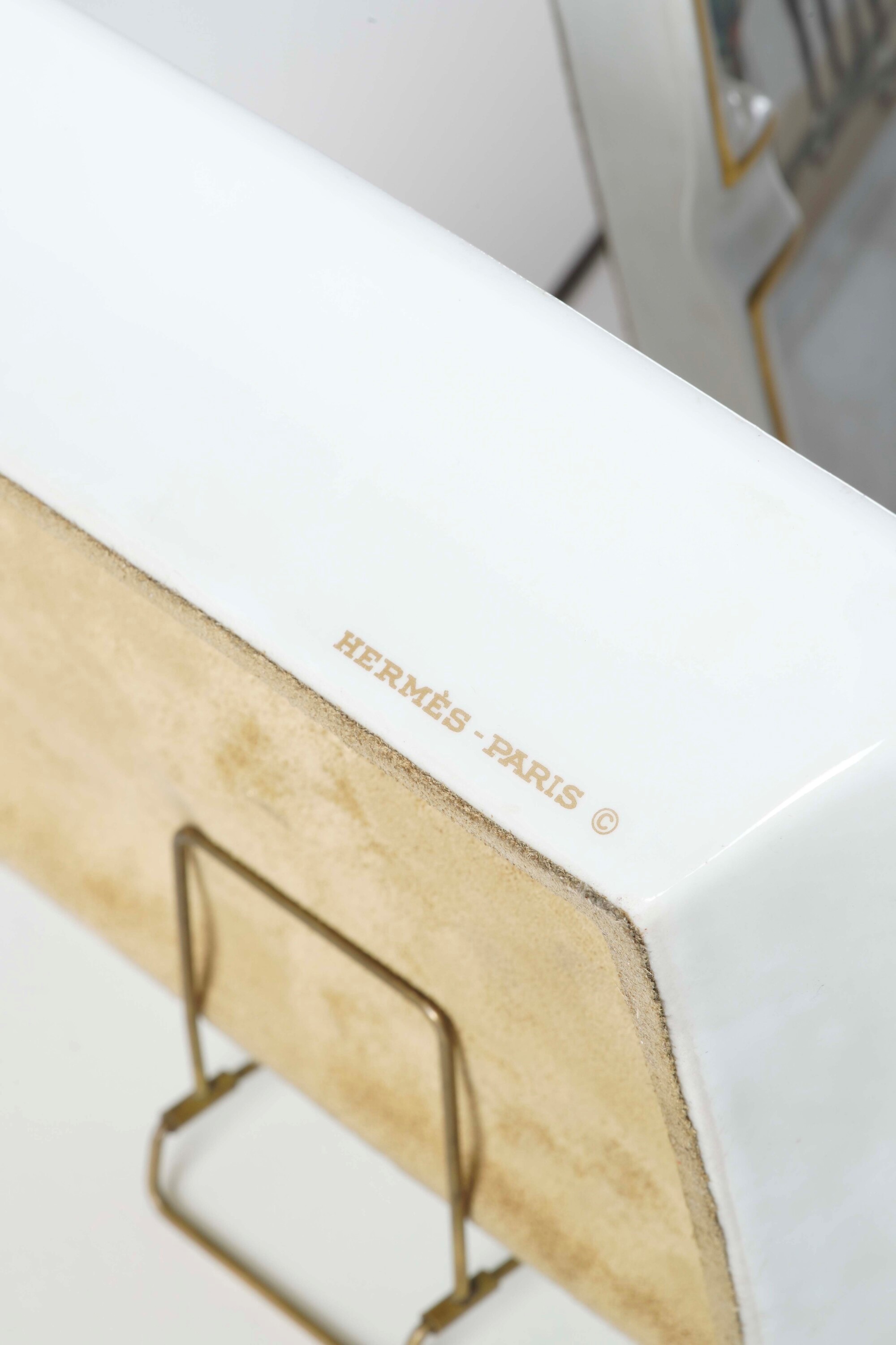 Hermès, Quattro posacenere in porcellana, seconda metà XX secolo