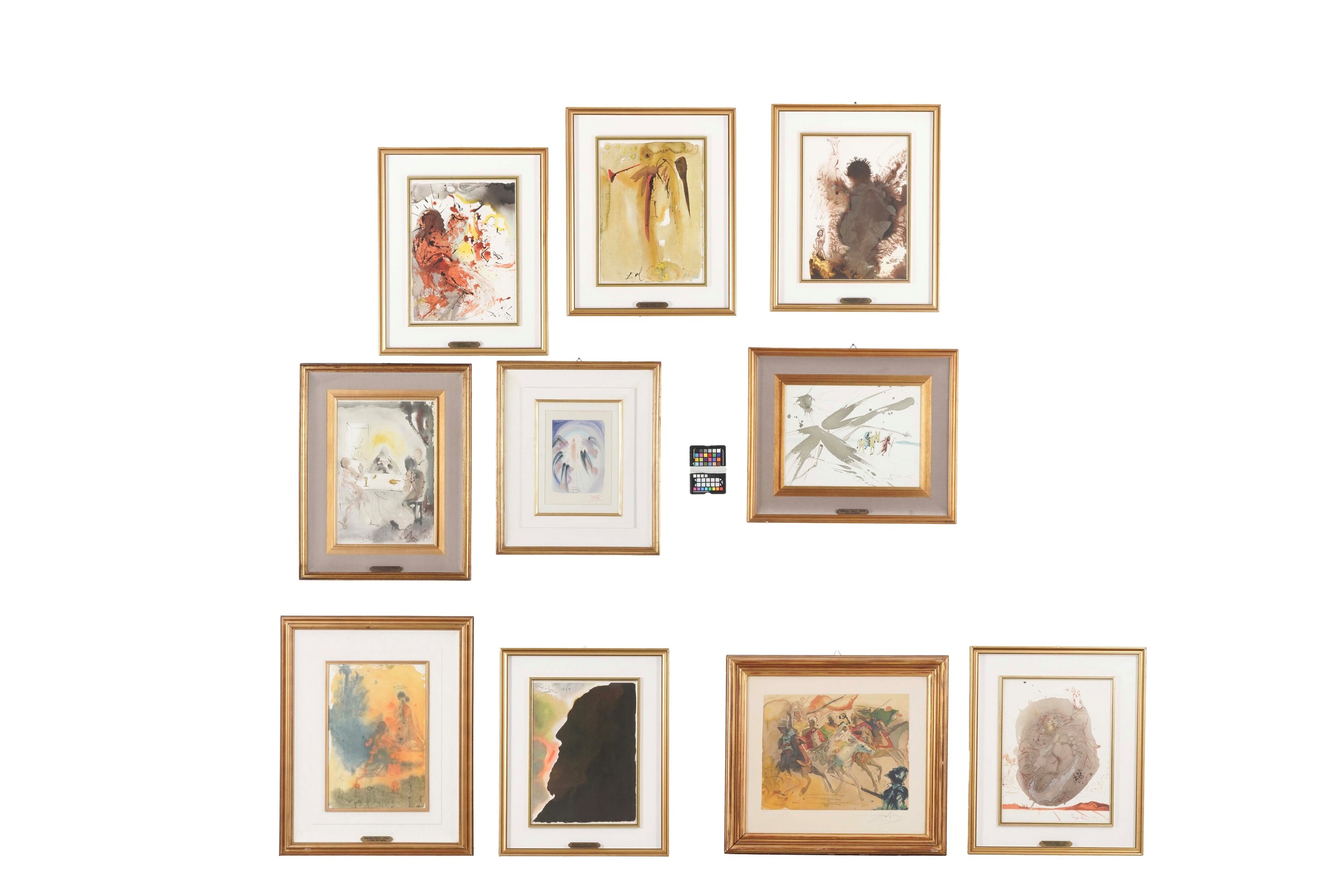 Dalí, Salvador (1904-1989), Soggetti diversi, dieci litografie a colori