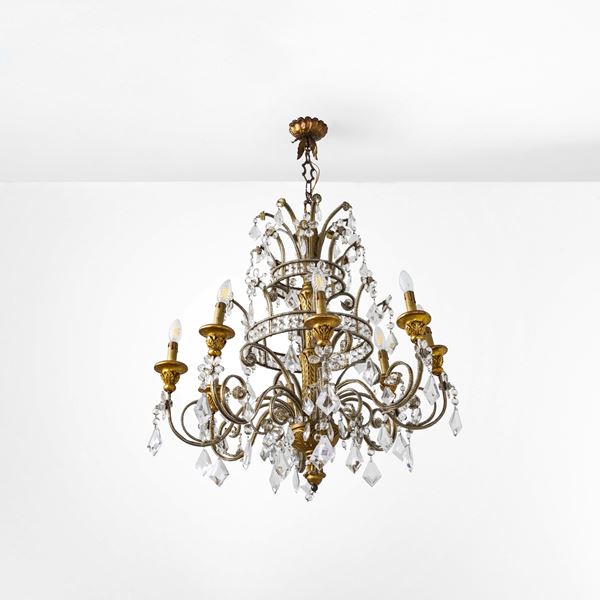 Lampadario a gocce. XX secolo