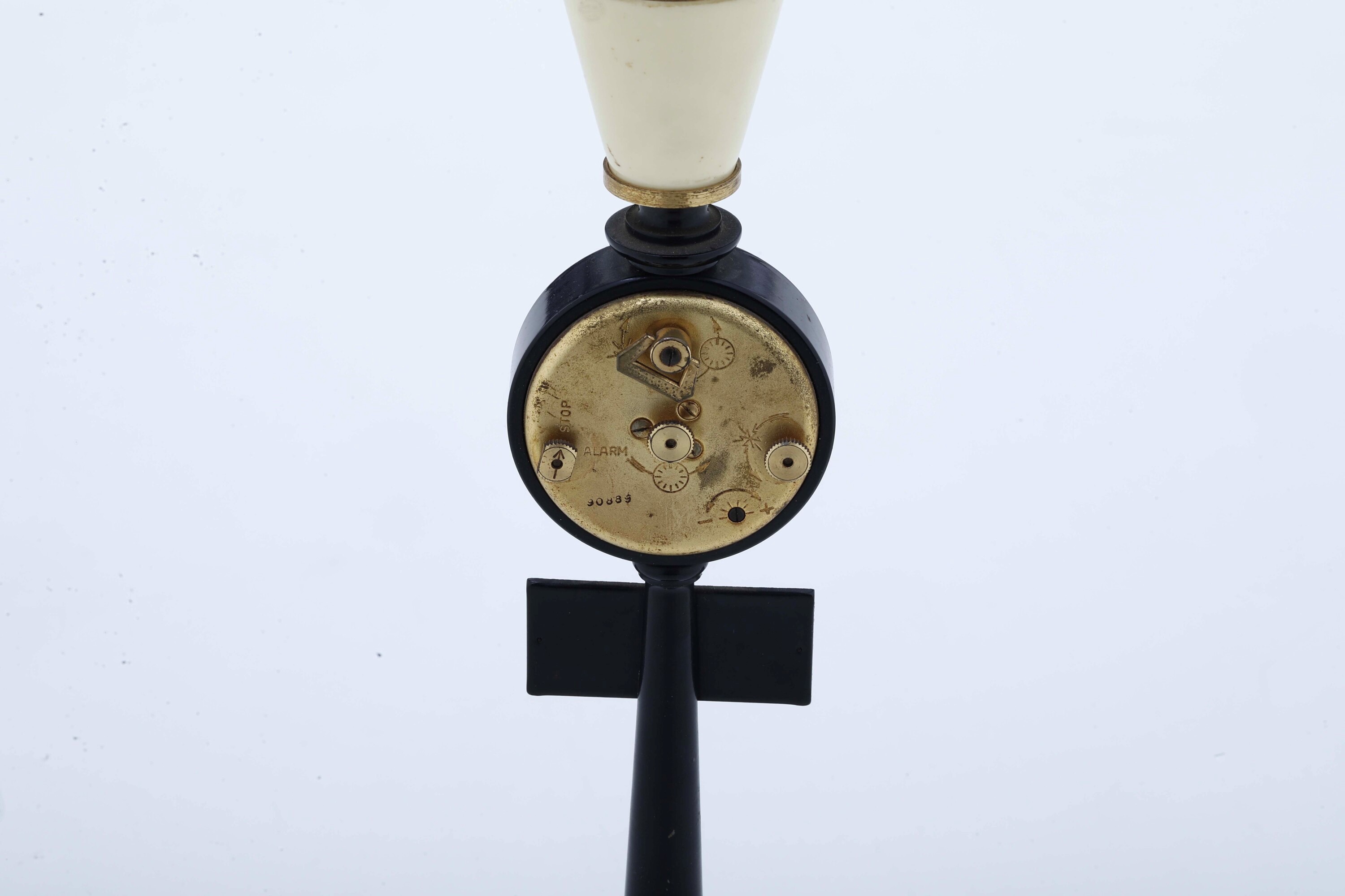 Orologio da tavolo a lampione, Francia, XX secolo