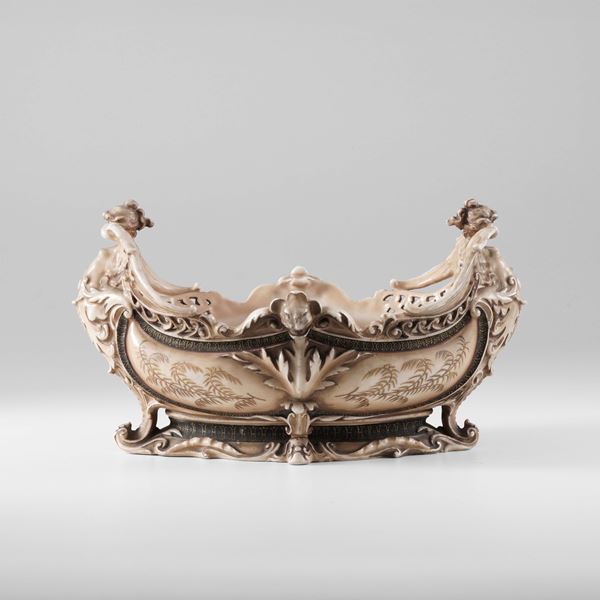 Centrotavola in ceramica. Paesi Bassi, XX secolo