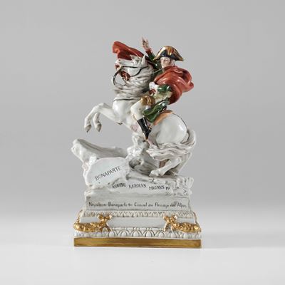 Turingia, XX secolo, Scultura equestre di Napoleone in porcellana