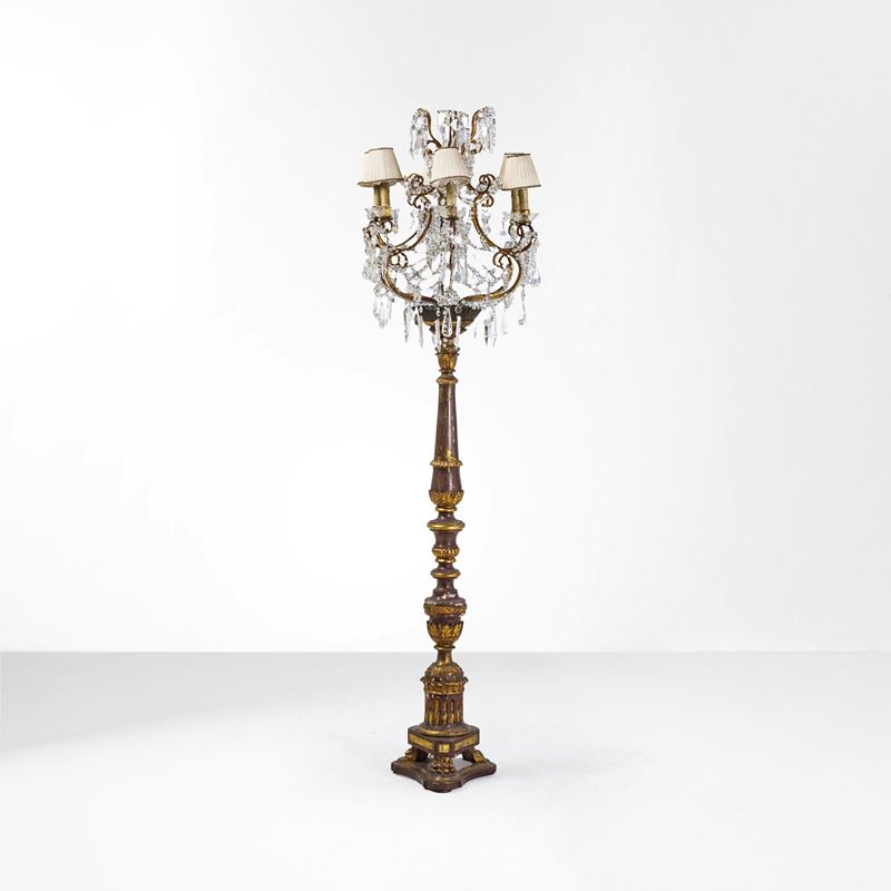 Piantana. Francia, XIX-XX secolo  - Auction Jewellery, silverware, furnishings, and objets d'art. A charitable bequest. - I - Cambi Casa d'Aste