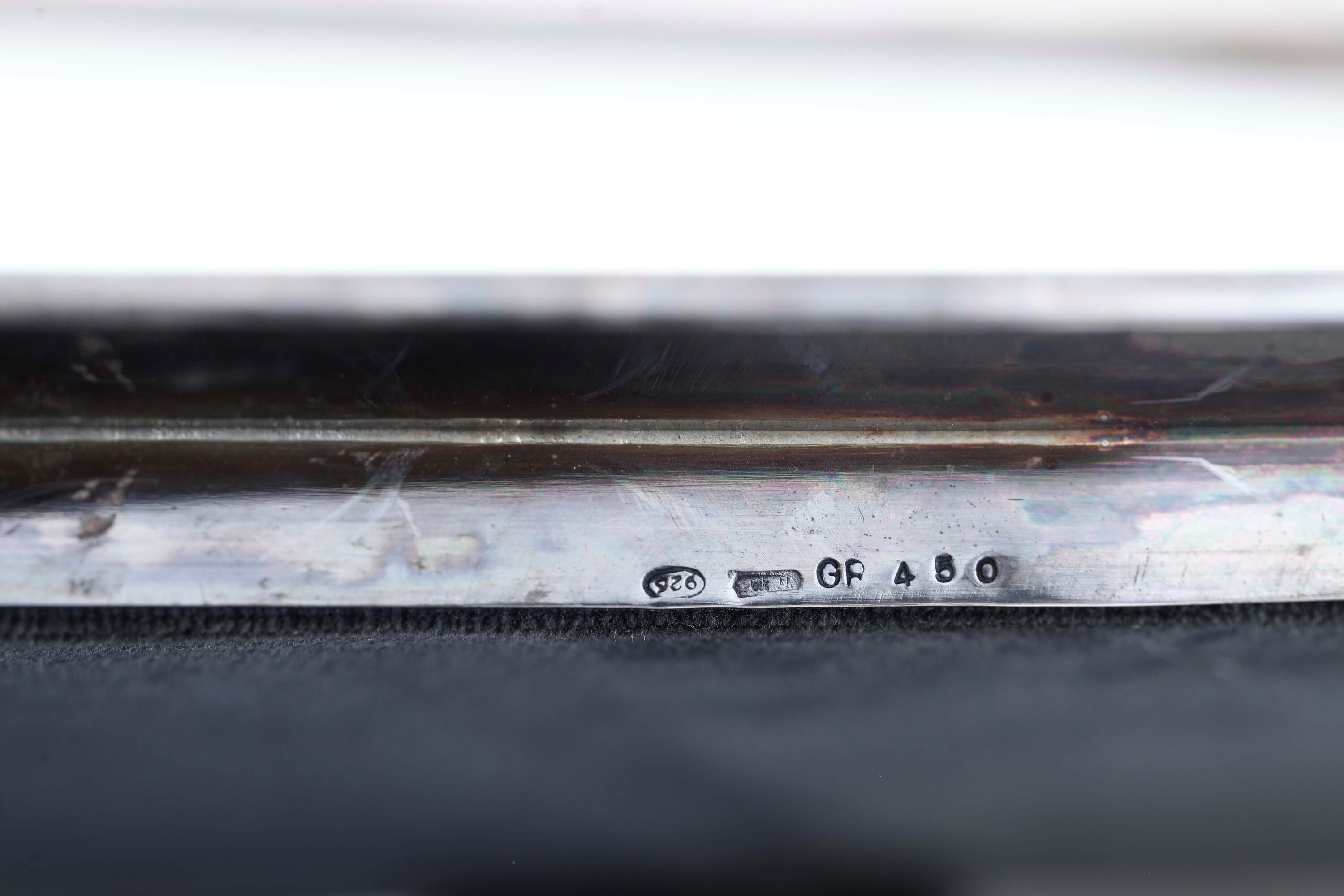 Dieci cornici portafotografie, argento 925/800, XX secolo