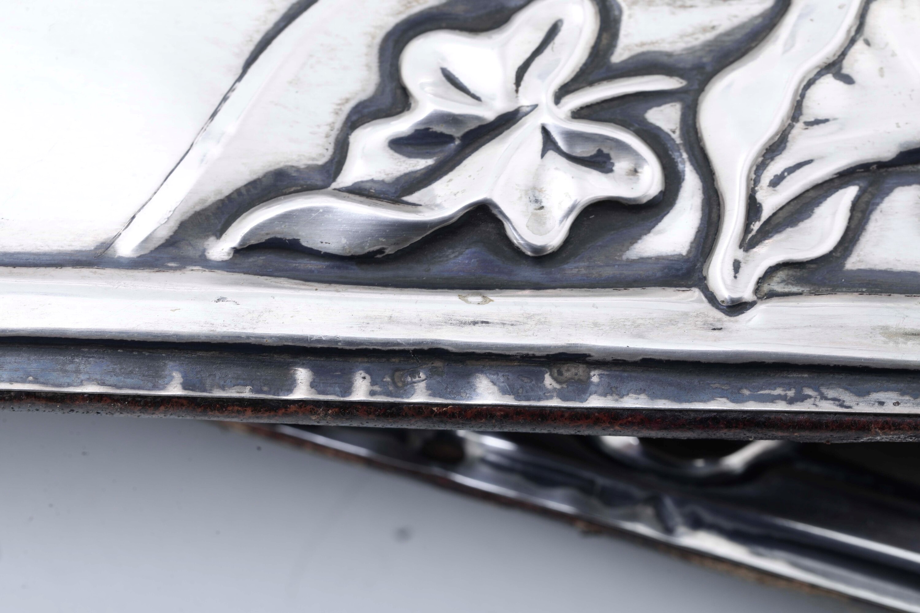 Dieci cornici portafotografie, argento 925/800, XX secolo