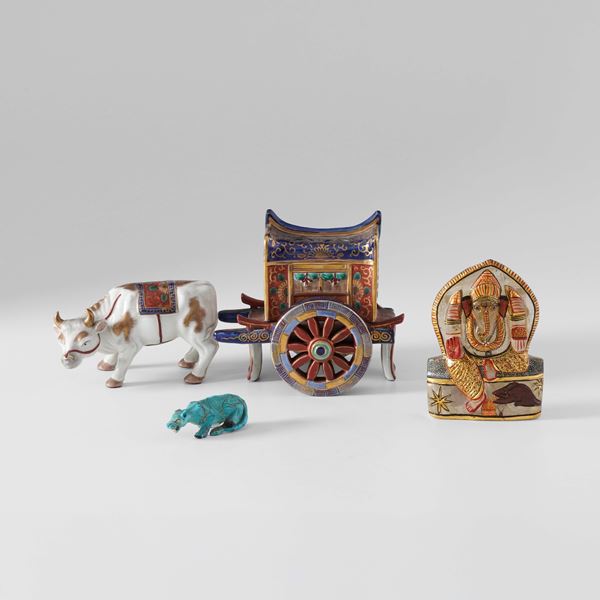 Miscellanea di oggetti di gusto orientale. XX secolo