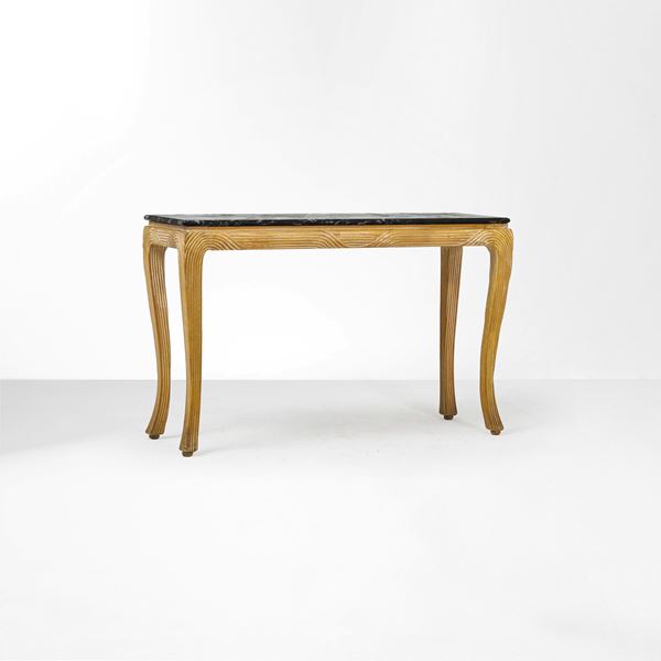Console con piano in marmo. XX secolo