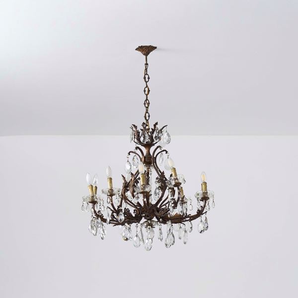 Lampadario a gocce. XX secolo