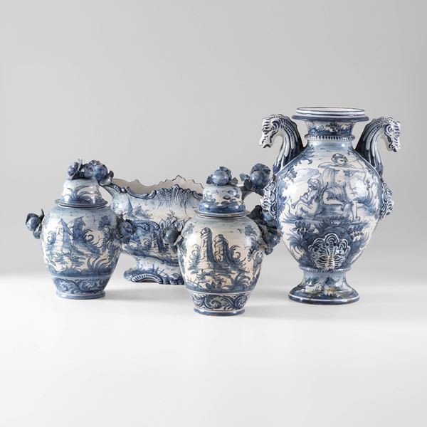 Lotto di ceramiche. Savona XX secolo
