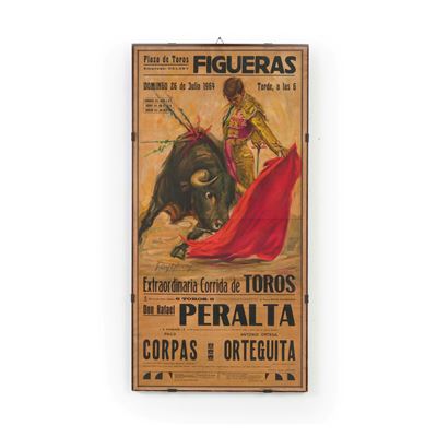 Litografia, Manifesto Extraordinaria Corrida de toros, 1964