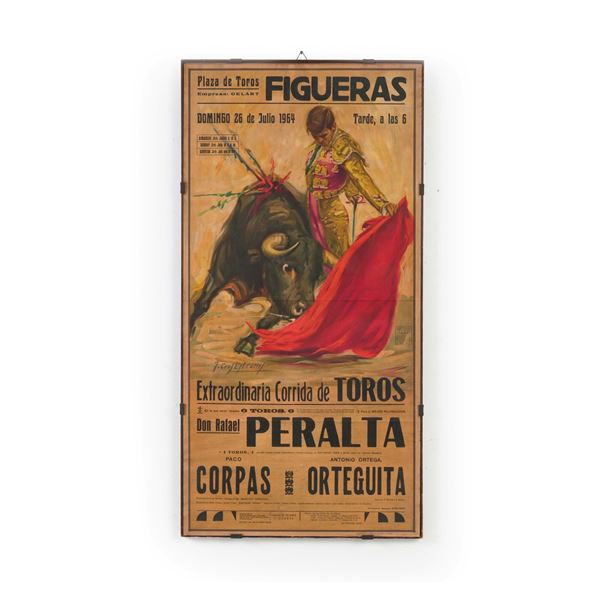 Manifesto Extraordinaria Corrida de toros, 1964