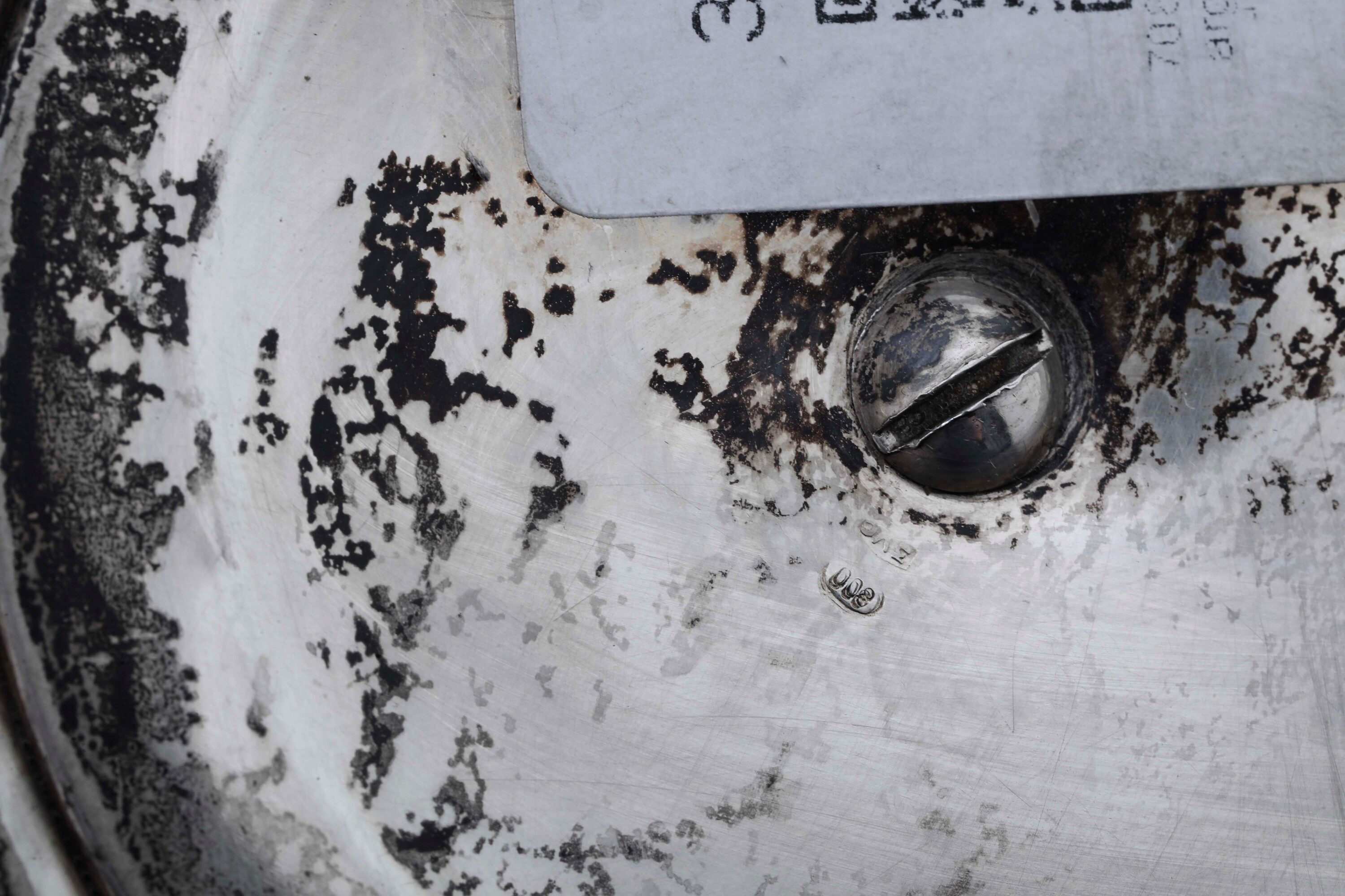 Candeliere a colonna trasformato in lampada, manifattura del XX secolo