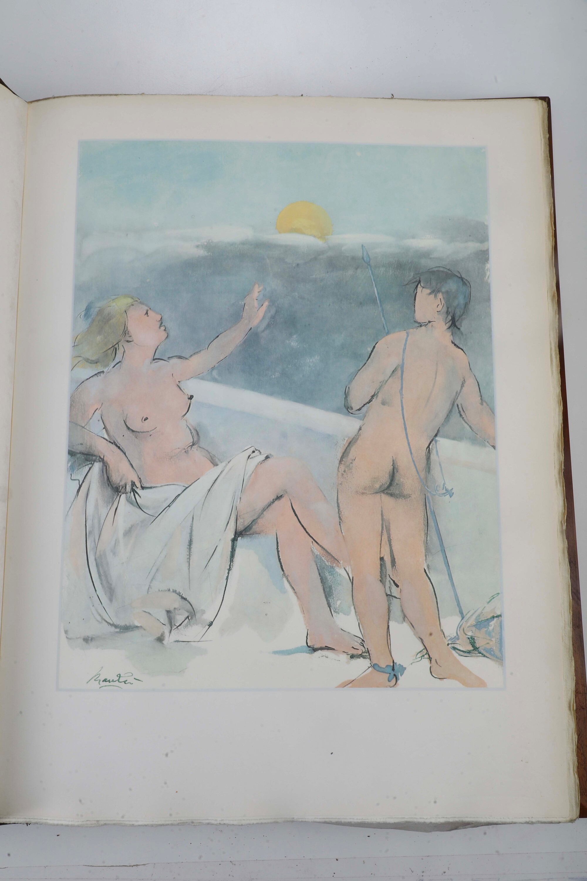 Manzù, Omero tradotto da Salvatore Quasimodo. Odissea, Roma, Delfino Edizione d’Arte, 1977 (esemp...