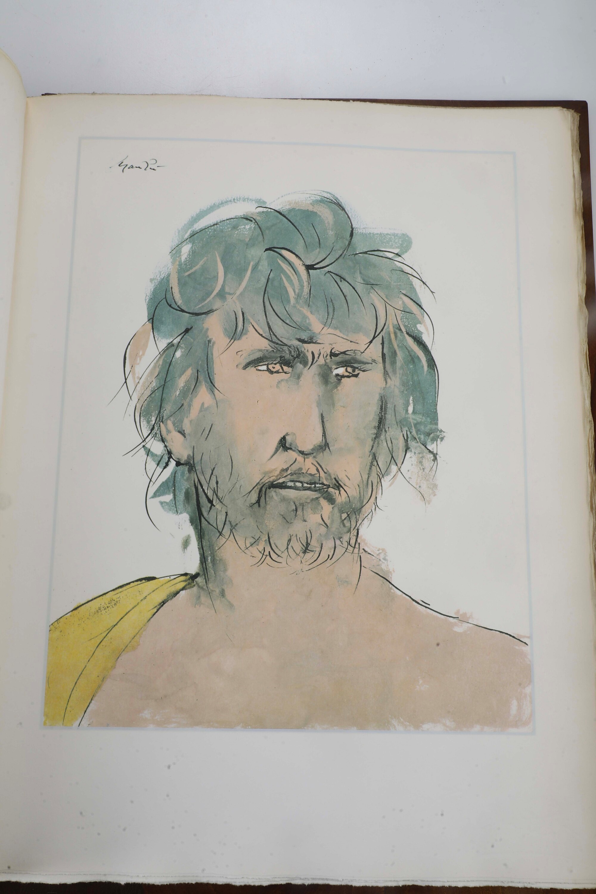 Manzù, Omero tradotto da Salvatore Quasimodo. Odissea, Roma, Delfino Edizione d’Arte, 1977 (esemp...