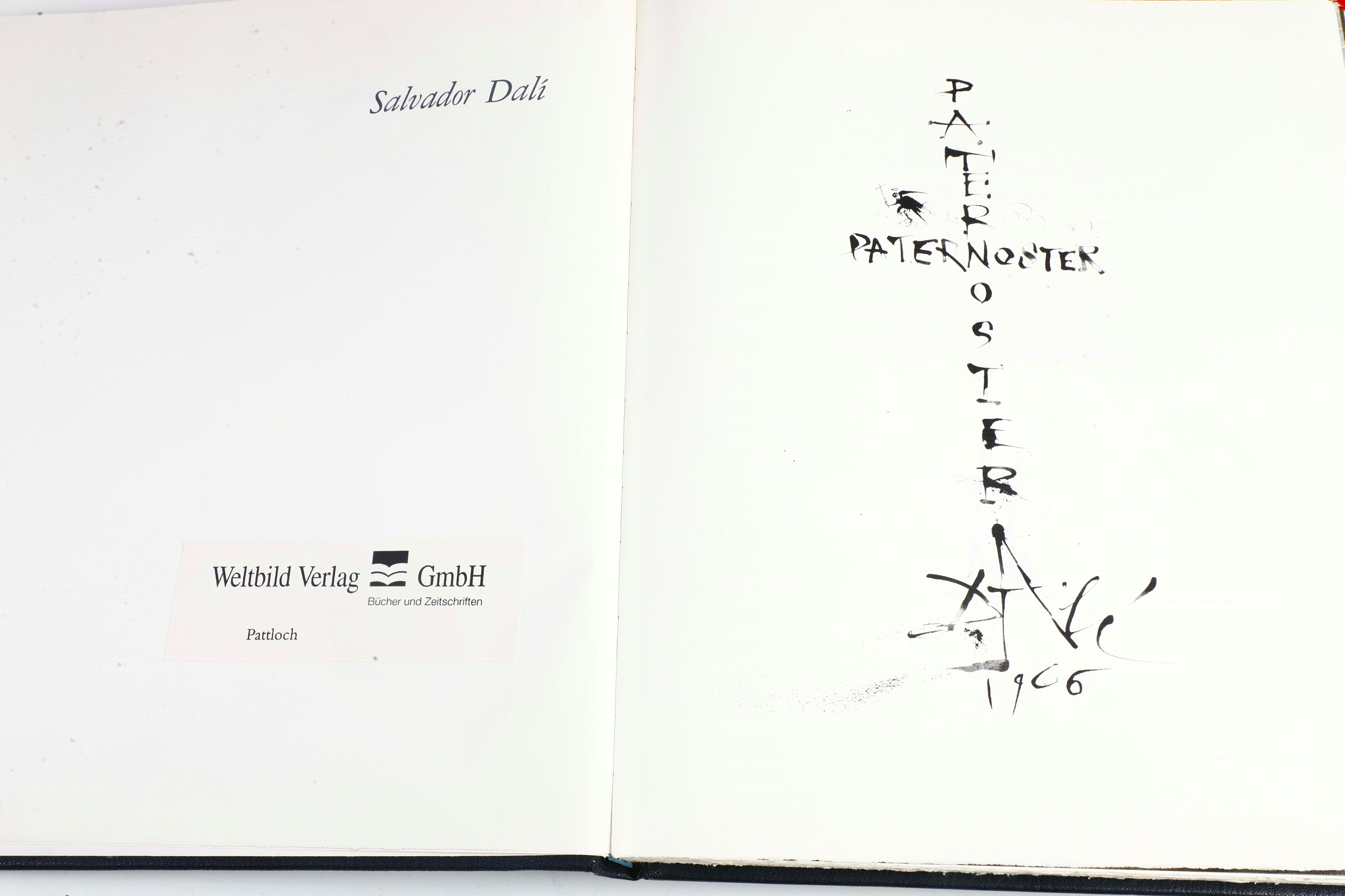 Salvador Dalì, Prova di testa autografata «Pater Noster»