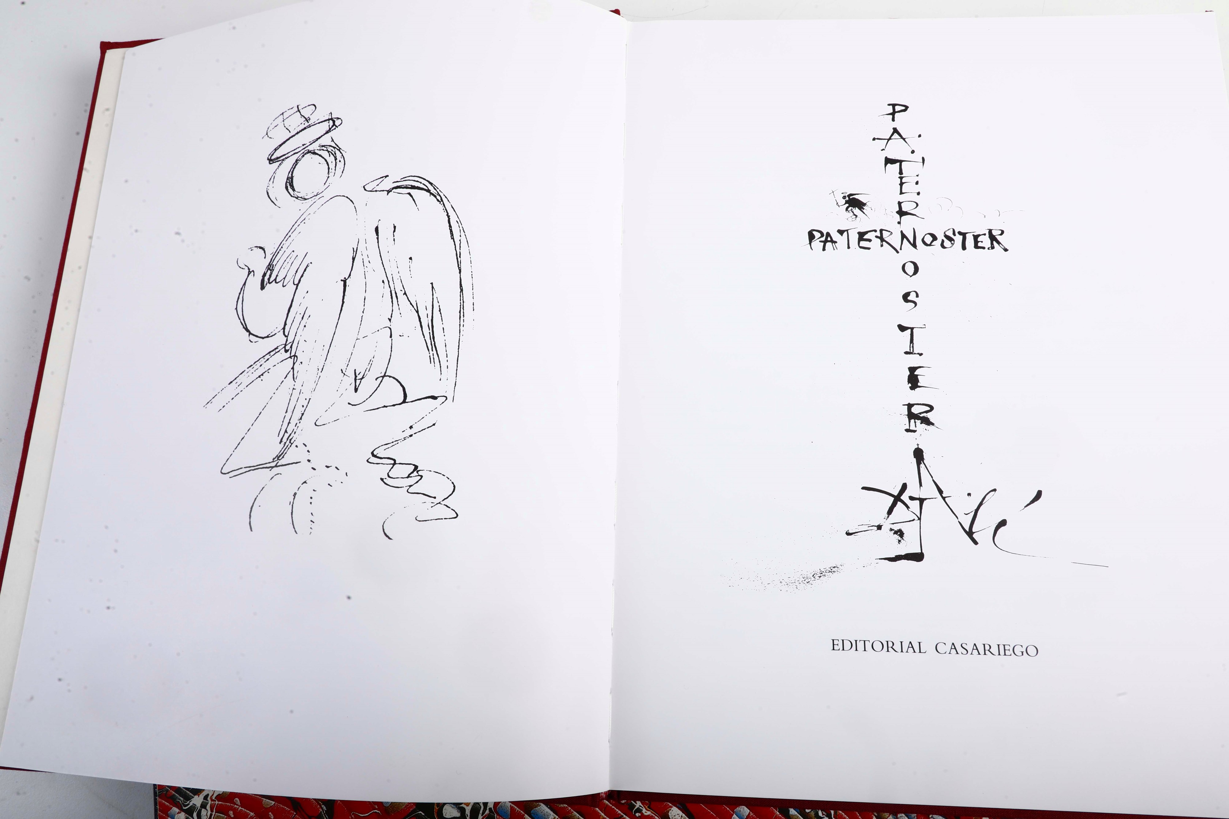 Salvador Dalì, Prova di testa autografata «Pater Noster»