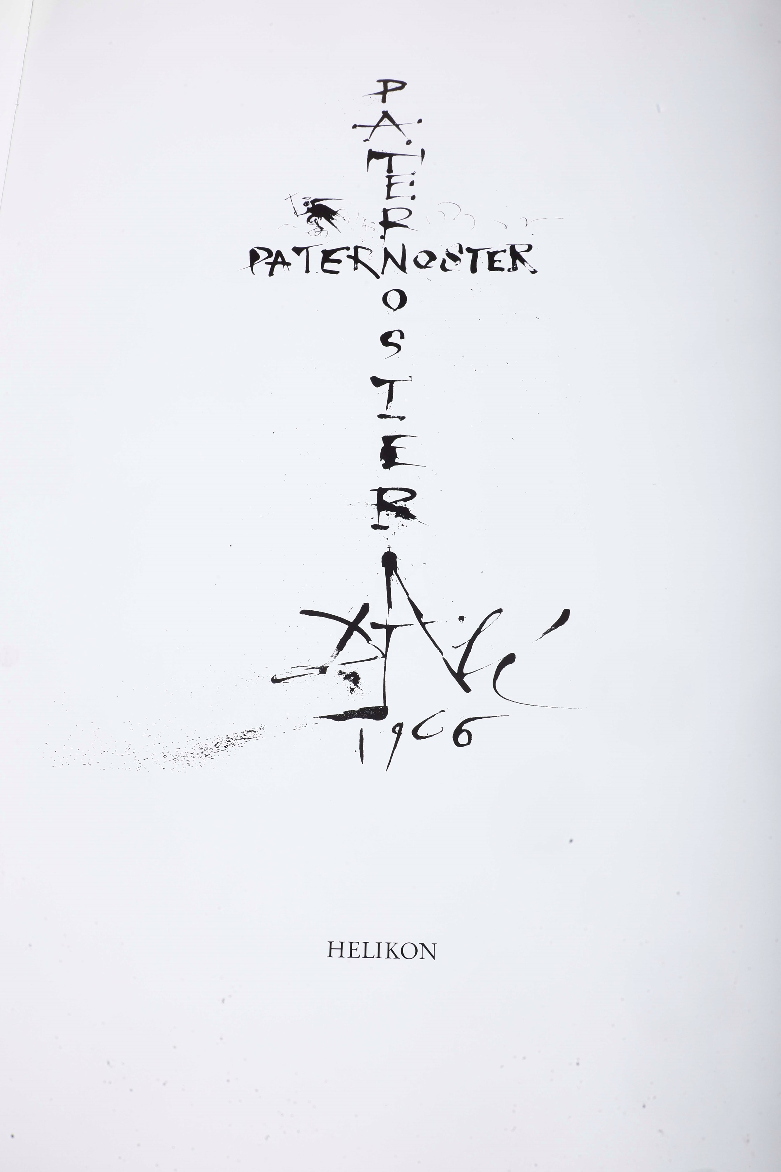 Salvador Dalì, Prova di testa autografata «Pater Noster»