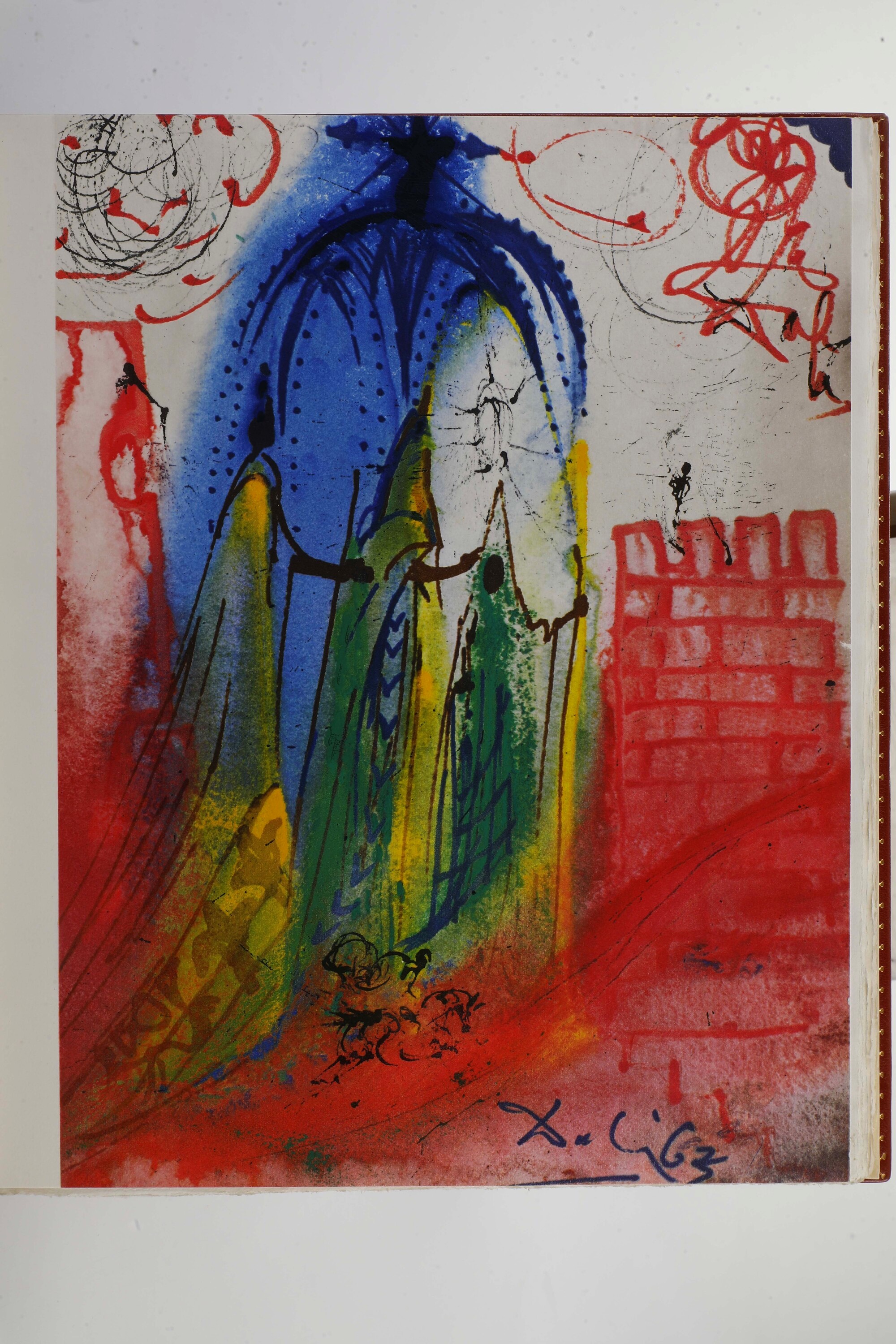 Dalì, Salvador, Romeo e Giulietta, in-folio con dieci serigrafie a colori