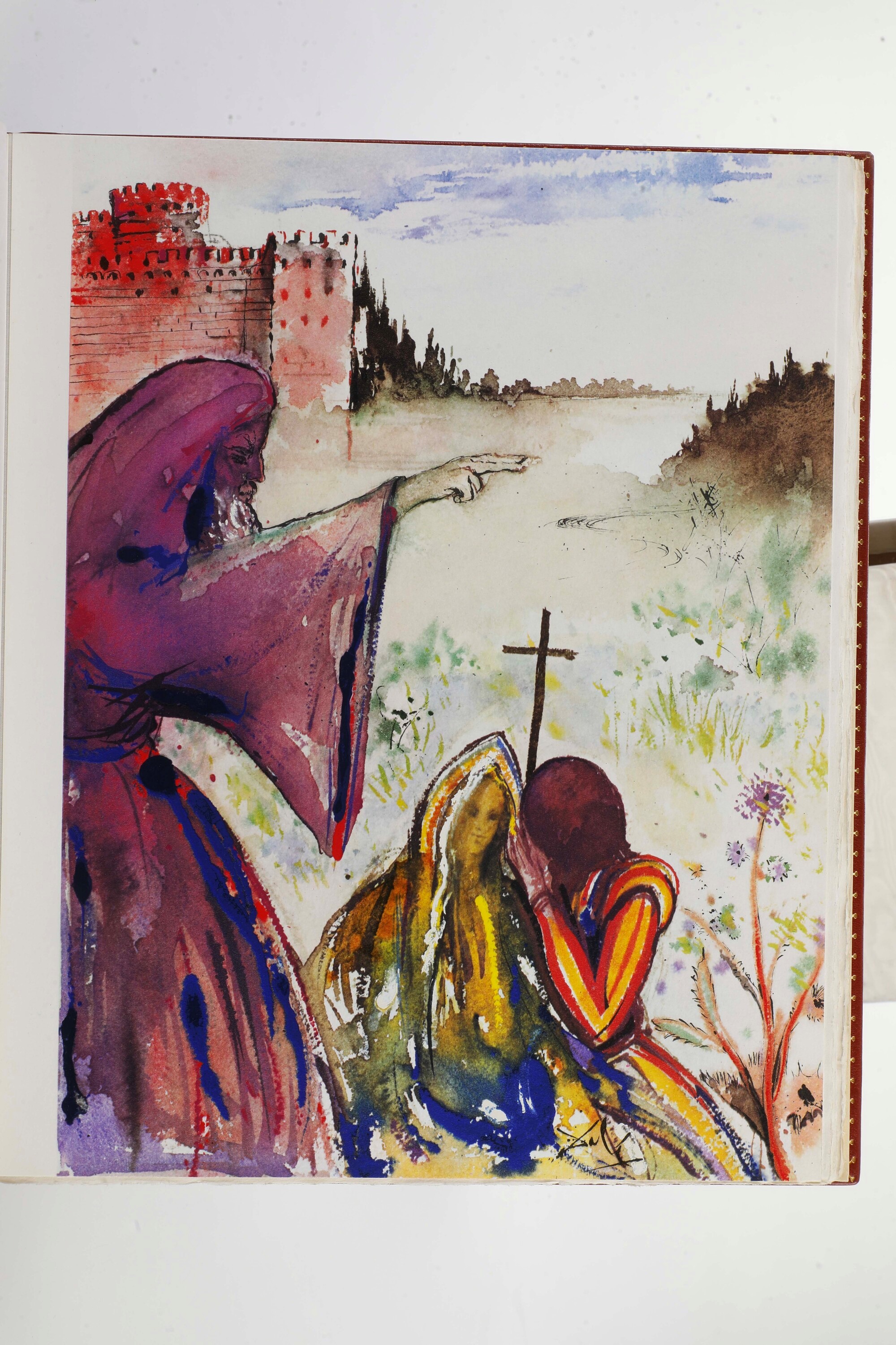 Dalì, Salvador, Romeo e Giulietta, in-folio con dieci serigrafie a colori