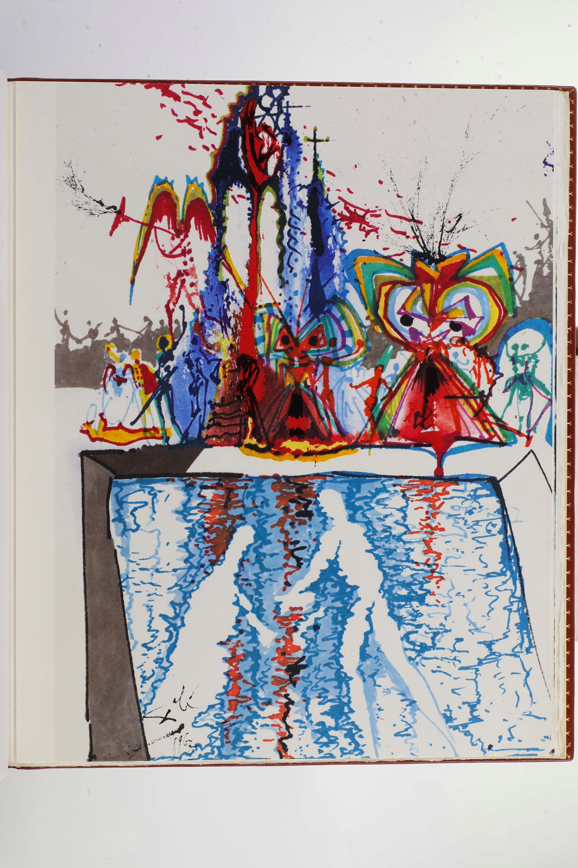 Dalì, Salvador, Romeo e Giulietta, in-folio con dieci serigrafie a colori