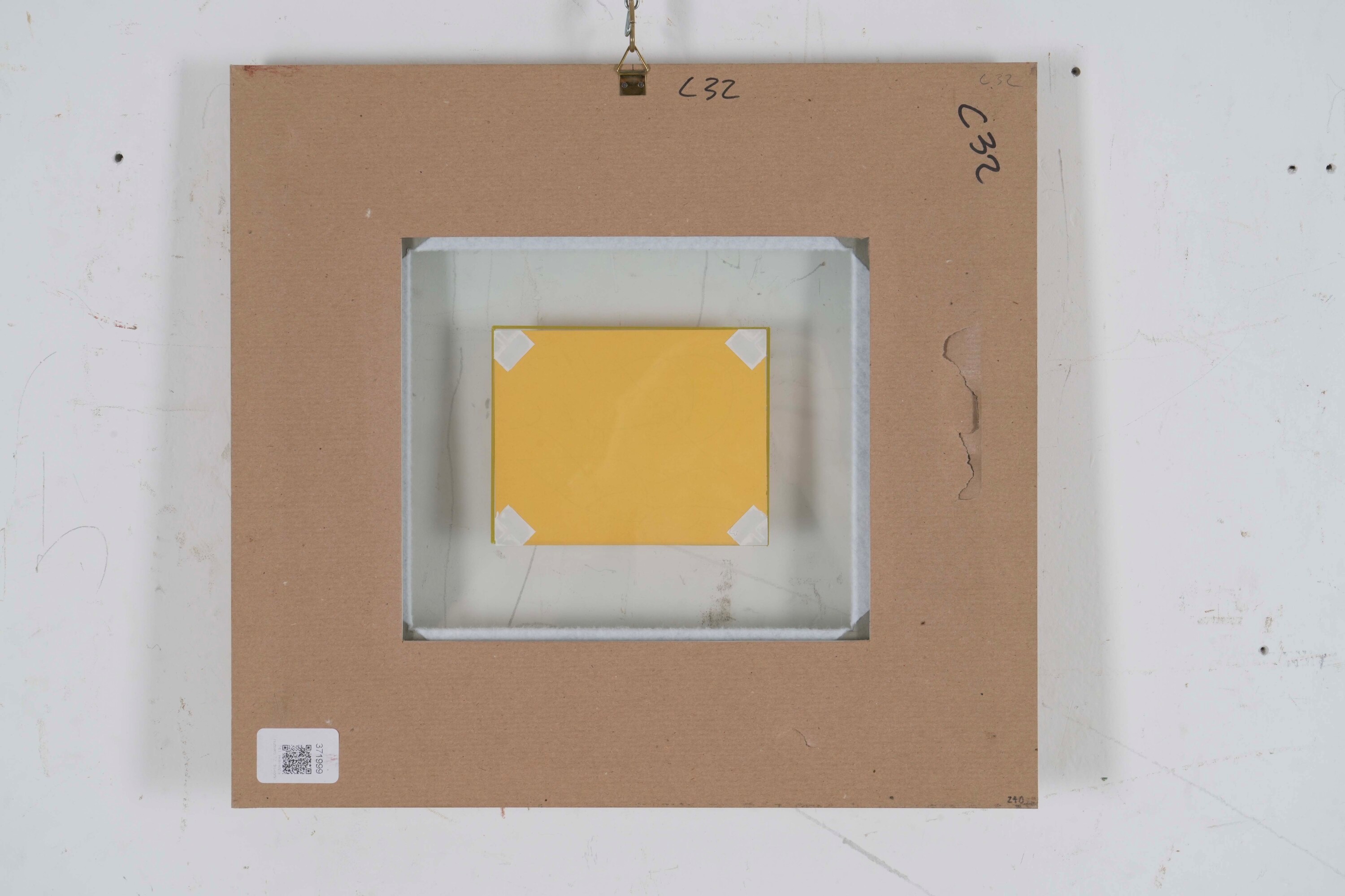 Salvador Dalì, Dalì su foglia (disegno a penna su carta), 1973