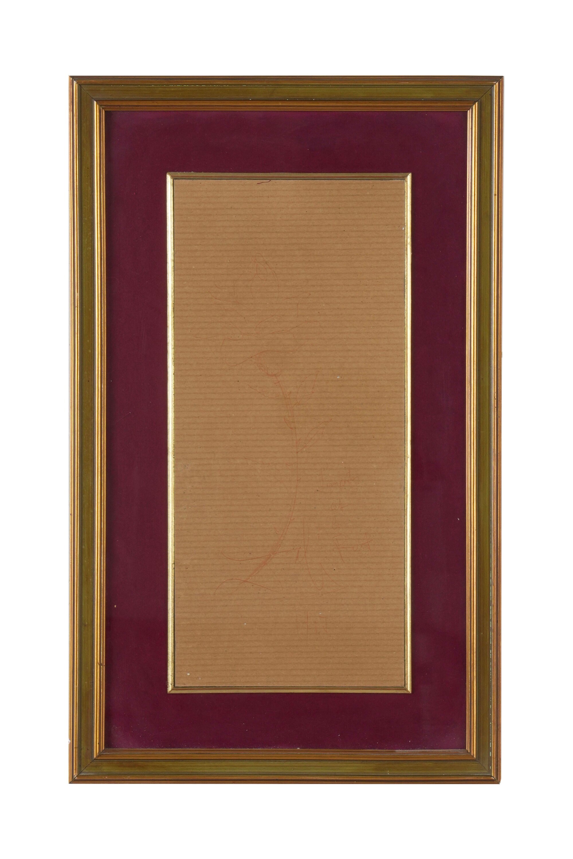 Salvador Dalì, Rosa, disegno a penna su carta (1967)