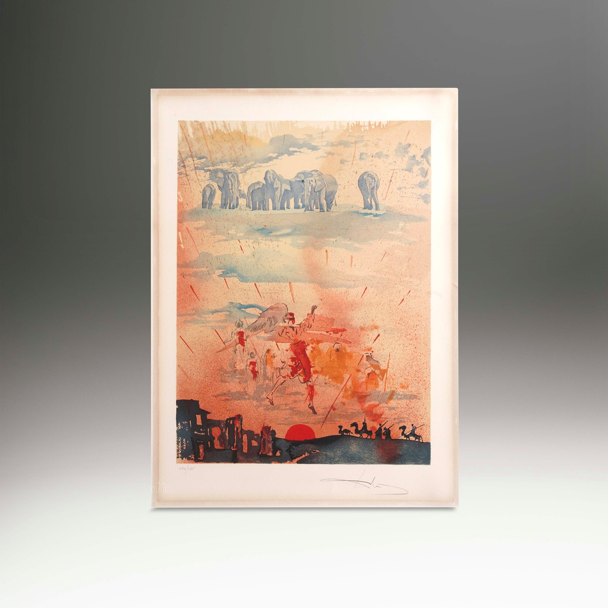 Salvador Dalì, Soggetti diversi (sette litografie a colori)