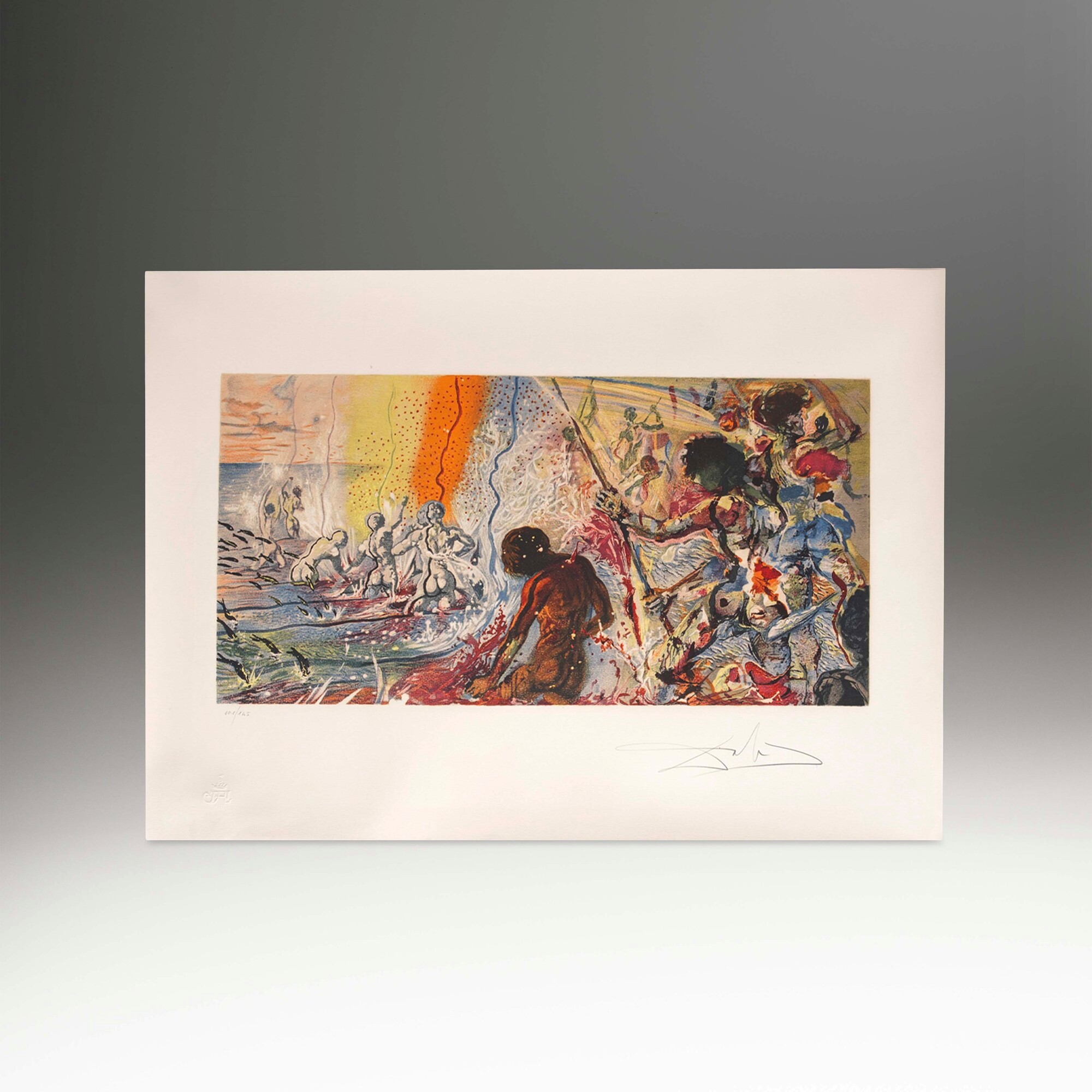 Salvador Dalì, Soggetti diversi (sette litografie a colori)