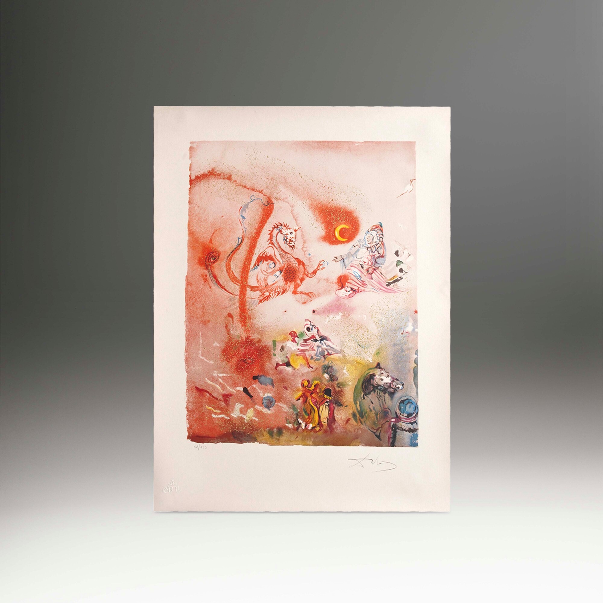 Salvador Dalì, Soggetti diversi (sette litografie a colori)