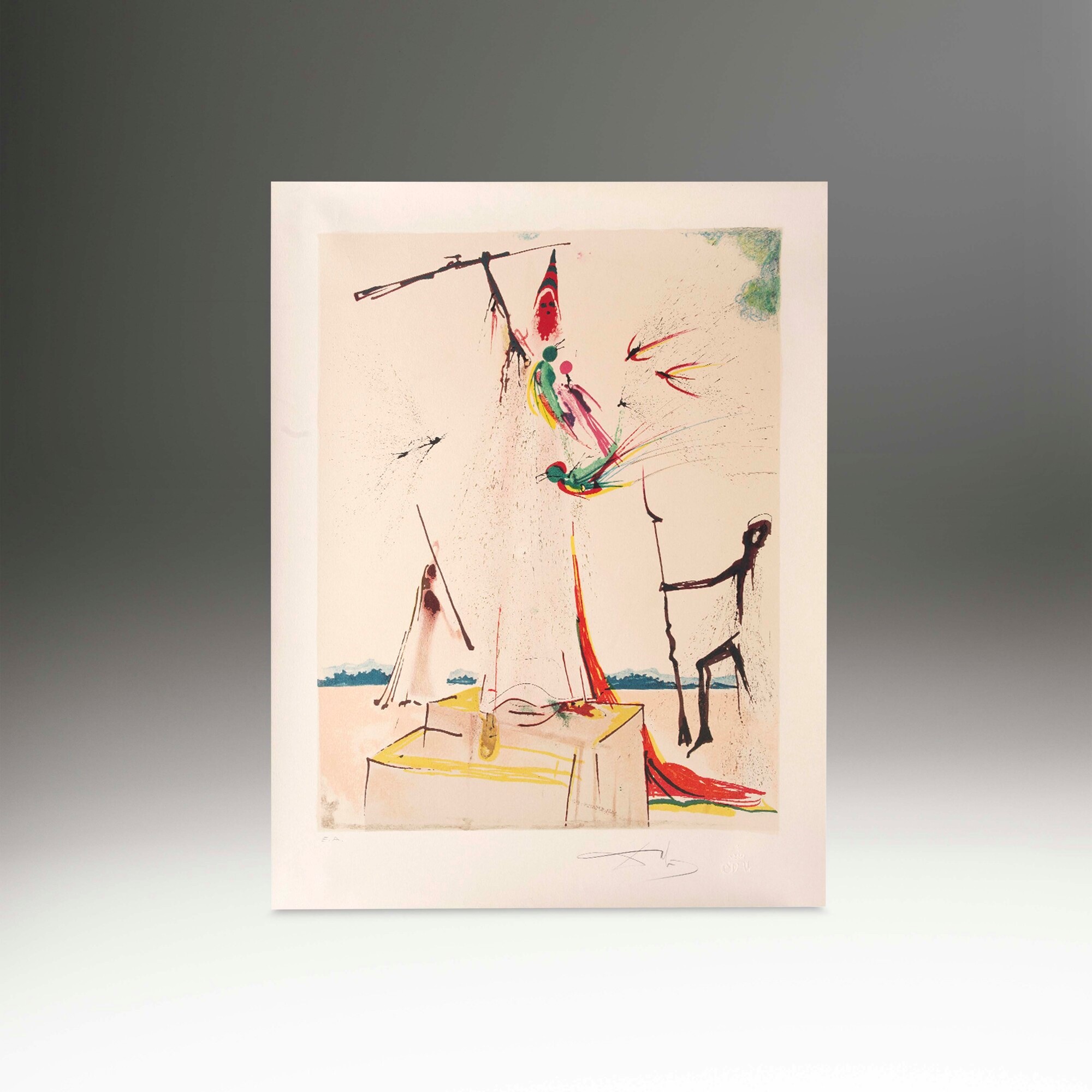 Salvador Dalì, Soggetti diversi (sette litografie a colori)