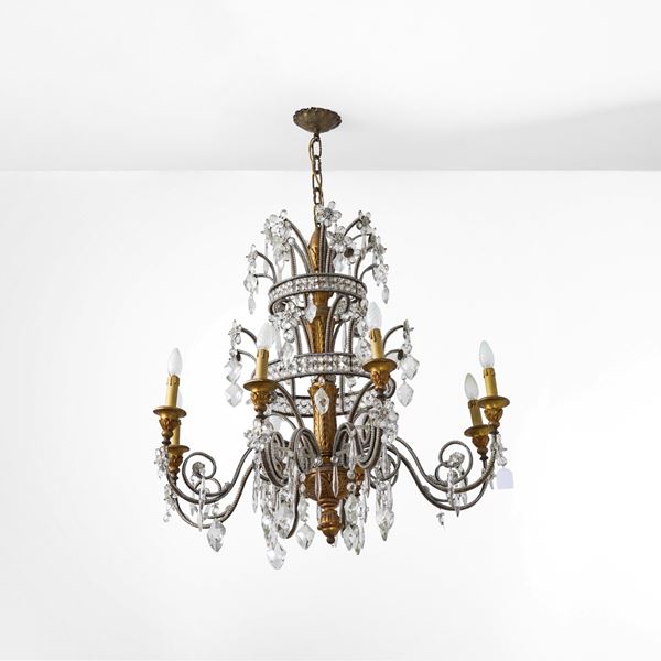Lampadario a gocce. XX secolo
