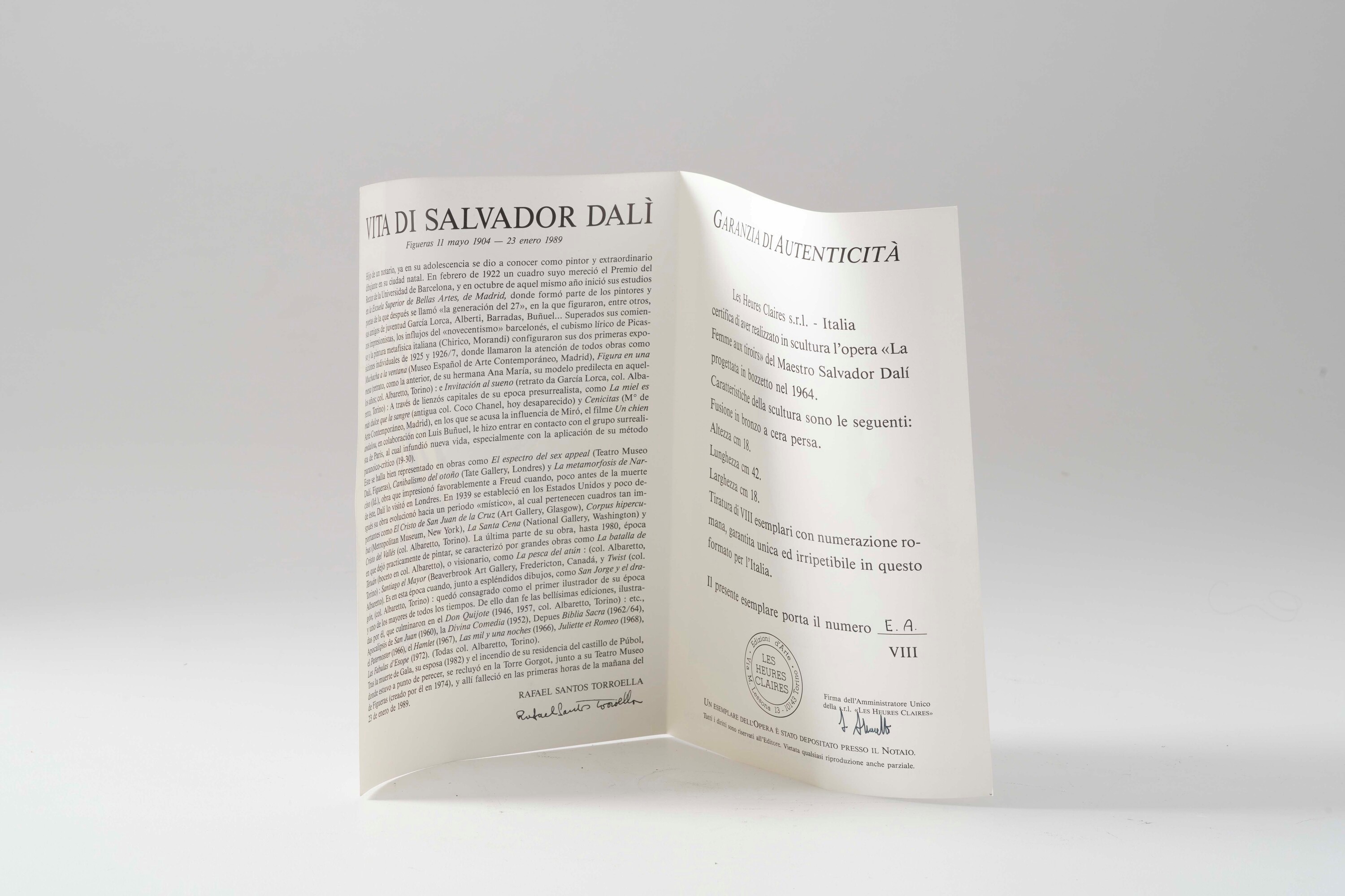 Salvador Dalì - La femme aux tiroirs