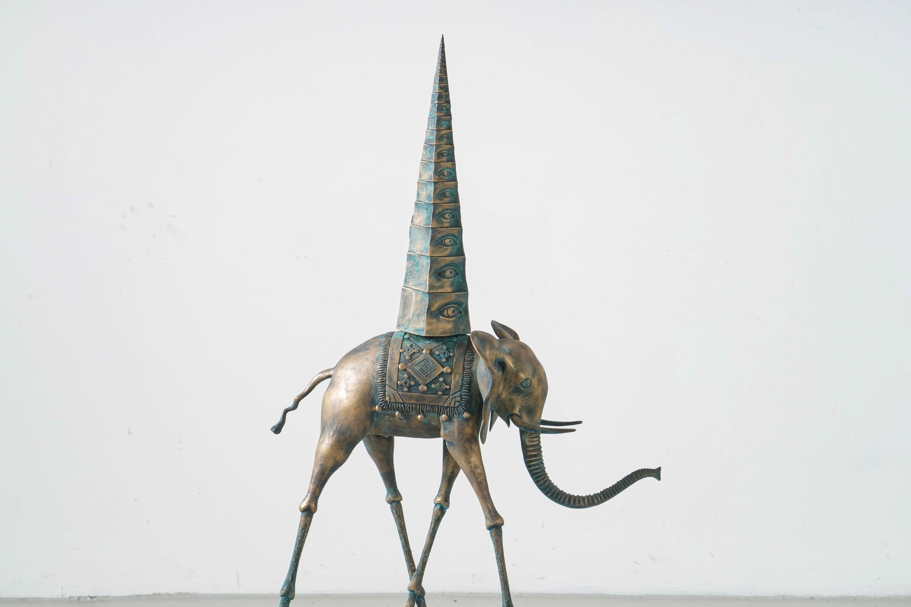 Salvador Dalì - Elefante spaziale (multiplo in bronzo)