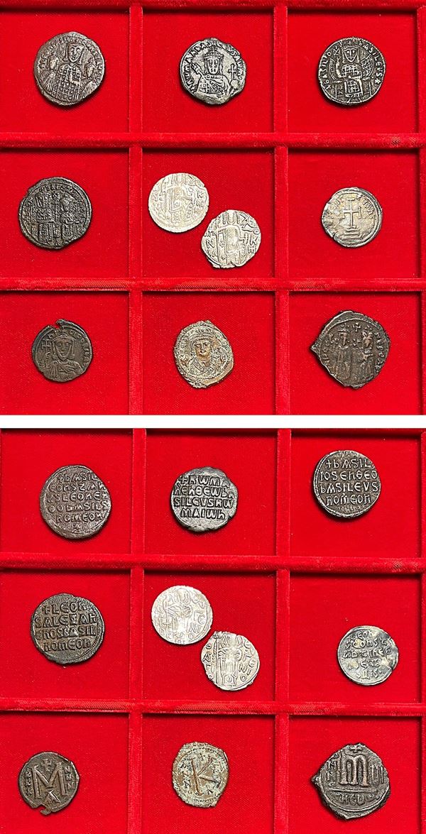 IMPERO BIZANTINO. Lotto di dieci monete.