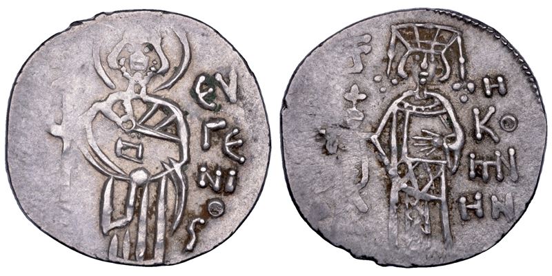 TEODORA COMNENA (imperatrice di Trebisonda), 1285. Asper.  - Asta Numismatica - Cambi Casa d'Aste