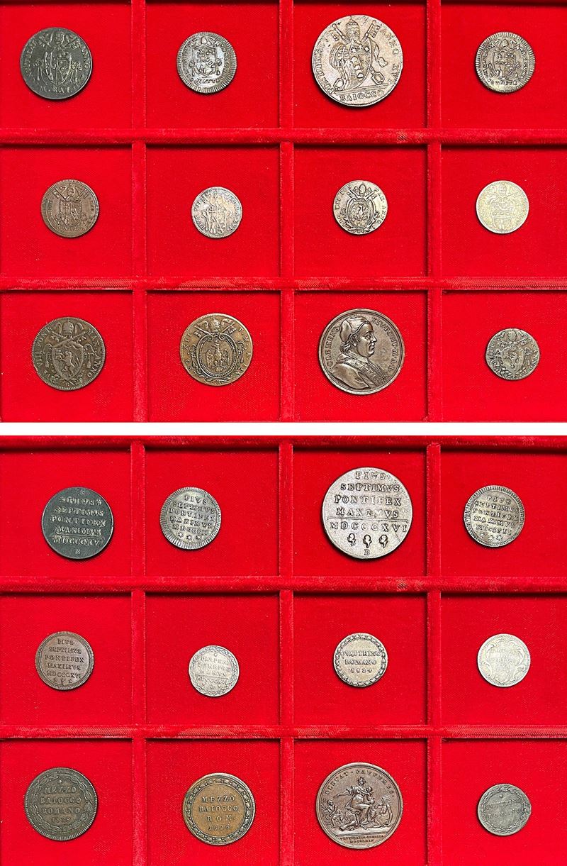 STATO PONTIFICIO. Lotto di dodici monete.  - Auction Numismatics - Cambi Casa d'Aste