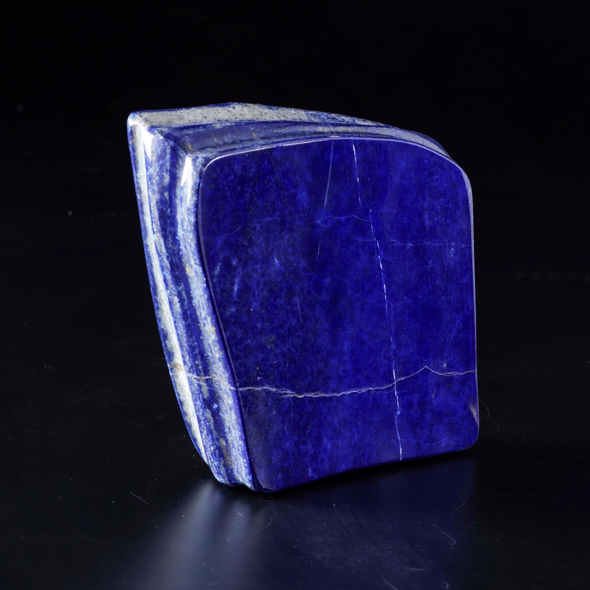 Grande Lapislazzuli Qualità Aaa+ Blu Reale Profondo con Inserti di Pirite