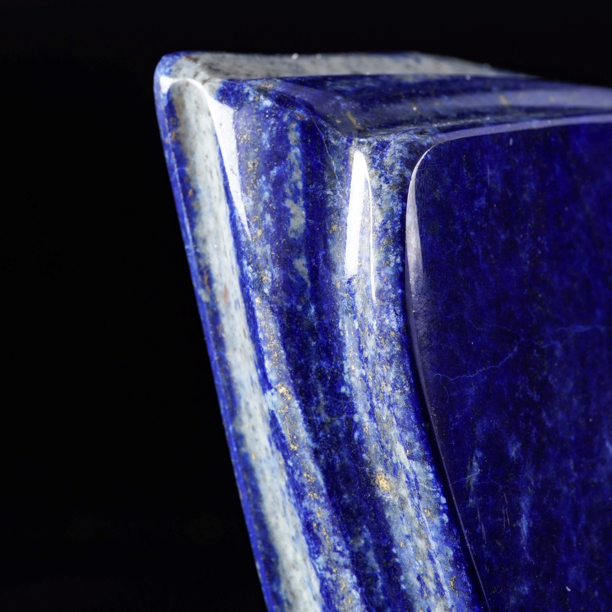 Grande Lapislazzuli Qualità Aaa+ Blu Reale Profondo con Inserti di Pirite