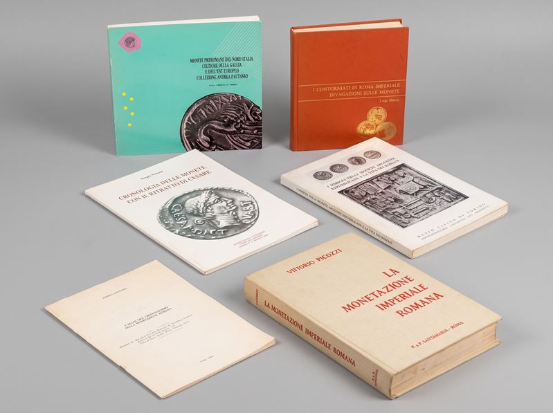 MONDO ANTICO. Lotto di sei libri.  - Auction Numismatics - Cambi Casa d'Aste